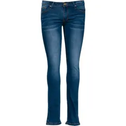 Ladies Urban Stretch Jeans Washed Blue